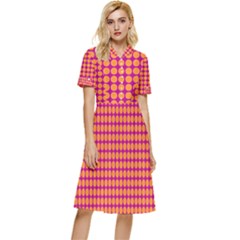 Candy Buttons Button Top Knee Length Dress by kiernankallan