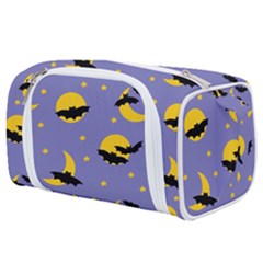 Bats With Yellow Moon Toiletries Pouch by SychEva