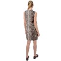 Snake Skin Sleeveless Shirt Dress View2