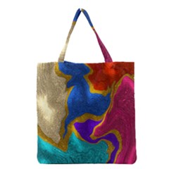 Shimmer Grocery Tote Bag by kiernankallan