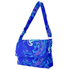  Blue Blue Sea Full Print Messenger Bag (l) by kiernankallan