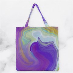 Good Vibrations Grocery Tote Bag by kiernankallan