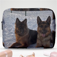 2 German Shepherds Make Up Pouch (large) by SomethingForEveryone