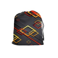 Modern Geometry Drawstring Pouch (large) by Sparkle