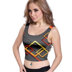 Modern Geometry Crop Top by Sparkle