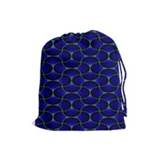 Abstract Geo Drawstring Pouch (large) by Sparkle