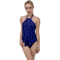 Abstract Geo Go With The Flow One Piece Swimsuit by Sparkle