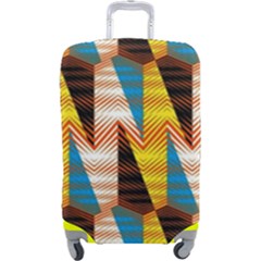 Digital Tringles Luggage Cover (large) by Sparkle