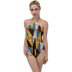 Digital Tringles Go With The Flow One Piece Swimsuit by Sparkle