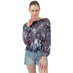 Rocky Banded Bottom Chiffon Top by MRNStudios