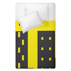 Skyline-city-building-sunset Duvet Cover Double Side (single Size) by Sudhe