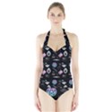 Pastel Goth Witch Halter Swimsuit View1