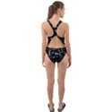 Science-albert-einstein-formula-mathematics-physics-special-relativity Cut-Out Back One Piece Swimsuit View2