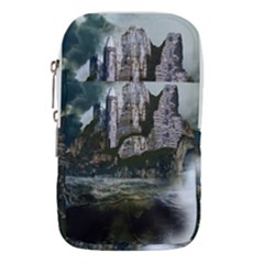 Sea-island-castle-landscape Waist Pouch (small) by Sudhe