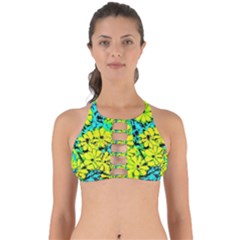 Chrysanthemums Perfectly Cut Out Bikini Top by Hostory