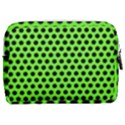 Metallic Mesh Screen-green Make Up Pouch (Medium) View2