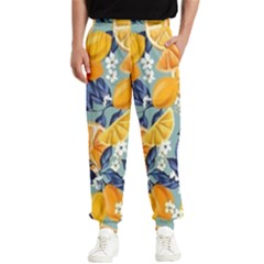 Floral Men s Elastic Waist Pants by Sparkle