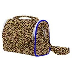 Fur-leopard 2 Satchel Shoulder Bag by skindeep