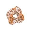 Leopard-knitted Velvet Scrunchie View1