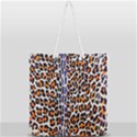 Fur-leopard 5 Full Print Rope Handle Tote (Large) View1