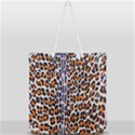 Fur-leopard 5 Full Print Rope Handle Tote (Large) View2