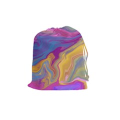 Flow Drawstring Pouch (medium) by kiernankallan