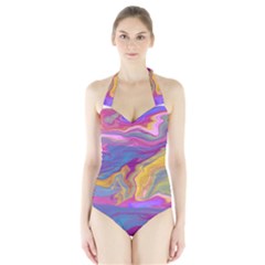 Flow Halter Swimsuit by kiernankallan