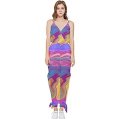 Flow Sleeveless Tie Ankle Jumpsuit by kiernankallan