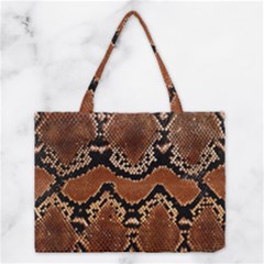 Leatherette Snake 3 Medium Tote Bag by skindeep