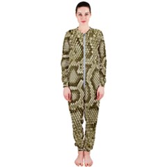 Leatherette Snake 4 Onepiece Jumpsuit (ladies)  by skindeep