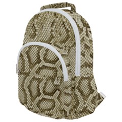 Leatherette Snake 4 Rounded Multi Pocket Backpack by skindeep