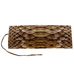 Reptile Skin Pattern 11 Roll Up Canvas Pencil Holder (s) by skindeep