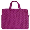 Leatherette 5 Purple MacBook Pro Double Pocket Laptop Bag View1