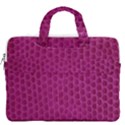 Leatherette 5 Purple MacBook Pro Double Pocket Laptop Bag View2