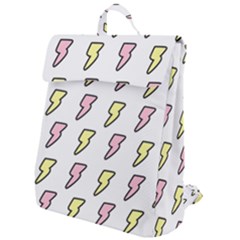 Pattern Cute Flash Design Flap Top Backpack by brightlightarts