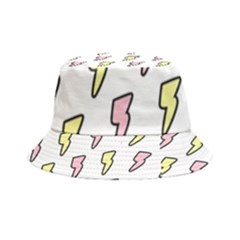 Pattern Cute Flash Design Inside Out Bucket Hat by brightlightarts