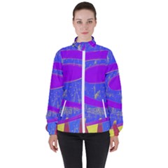  Women s High Neck Windbreaker by kiernankallan