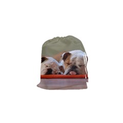 2 Sleeping Bulldogs Drawstring Pouch (xs) by SomethingForEveryone