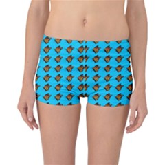 Monarch Butterfly Print Reversible Boyleg Bikini Bottoms by Kritter