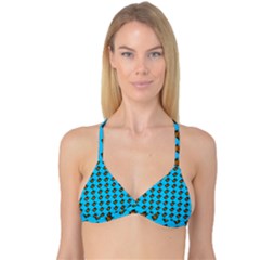 Monarch Butterfly Print Reversible Tri Bikini Top by Kritter