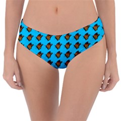 Monarch Butterfly Print Reversible Classic Bikini Bottoms by Kritter