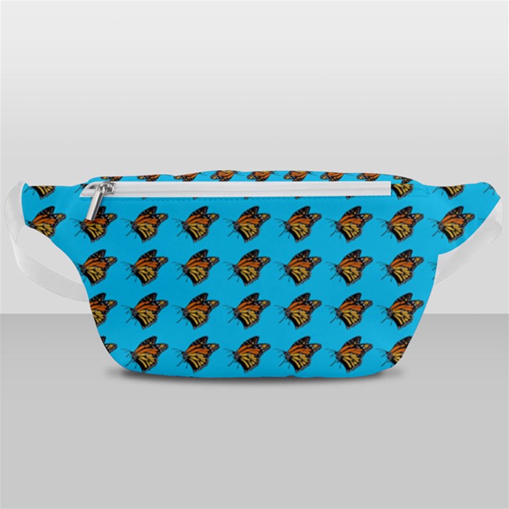 Monarch Butterfly Print Waist Bag 