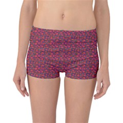 Pink Zoas Print Reversible Boyleg Bikini Bottoms by Kritter