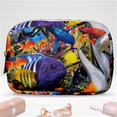 The Life Aquatic Make Up Pouch (small) by impacteesstreetwearcollage