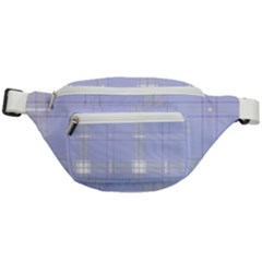 Lighblu Plaid Fanny Pack by snowwhitegirl