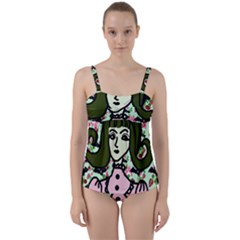 Wicked Witch Wall Twist Front Tankini Set by snowwhitegirl