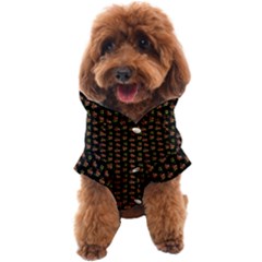 Cute Deer Pattern Black Dog Coat by snowwhitegirl