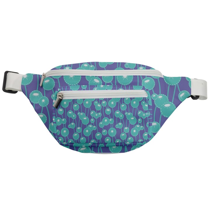 Blue Dandelions  Cute Plants Fanny Pack