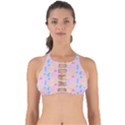 Arcade Dreams Pink Perfectly Cut Out Bikini Top View1