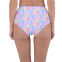 Arcade Dreams Lilac Reversible High-Waist Bikini Bottoms View2